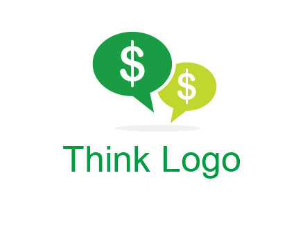 dollar sign in speech bubble icon