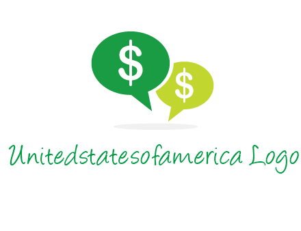 dollar sign in speech bubble icon