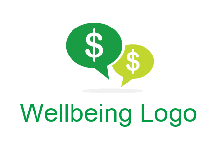 dollar sign in speech bubble icon