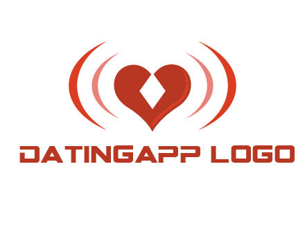 heart and signal logo