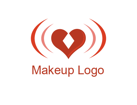 heart and signal logo