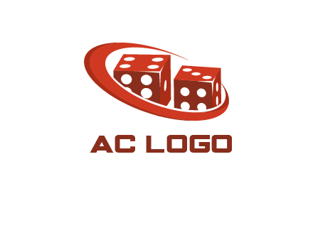 dices with swoosh logo
