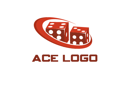 dices with swoosh logo