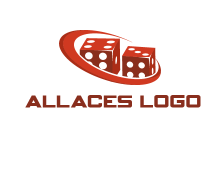 dices with swoosh logo