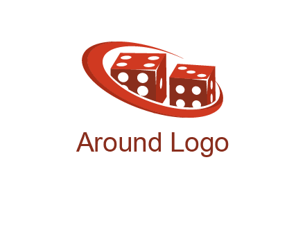 dices with swoosh logo