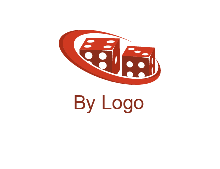 dices with swoosh logo