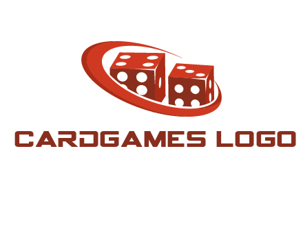 dices with swoosh logo