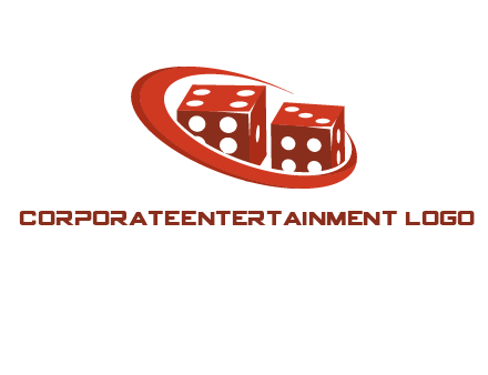 dices with swoosh logo