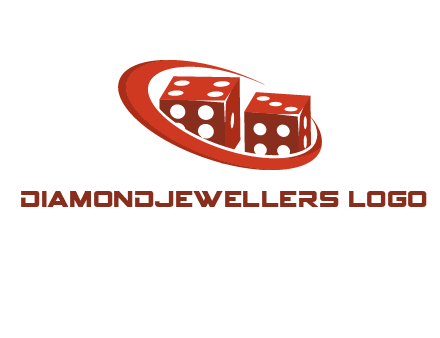 dices with swoosh logo