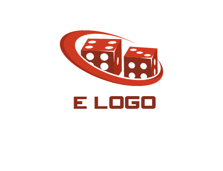 dices with swoosh logo