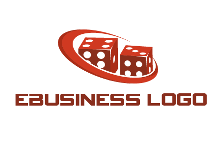 dices with swoosh logo