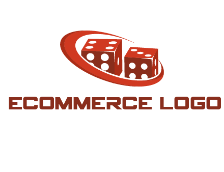 dices with swoosh logo