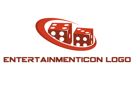 dices with swoosh logo