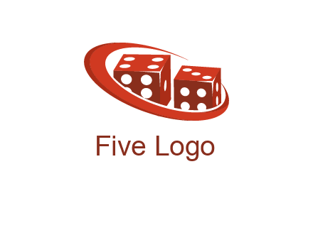 dices with swoosh logo