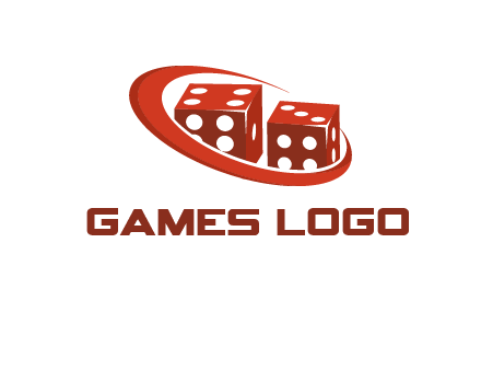 dices with swoosh logo