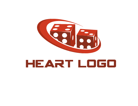 dices with swoosh logo