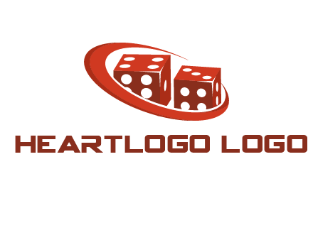 dices with swoosh logo