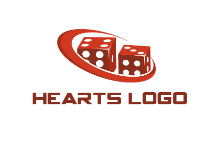 dices with swoosh logo