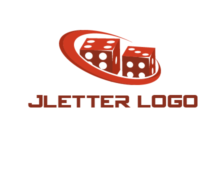 dices with swoosh logo