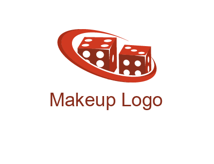 dices with swoosh logo