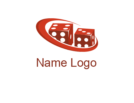 dices with swoosh logo