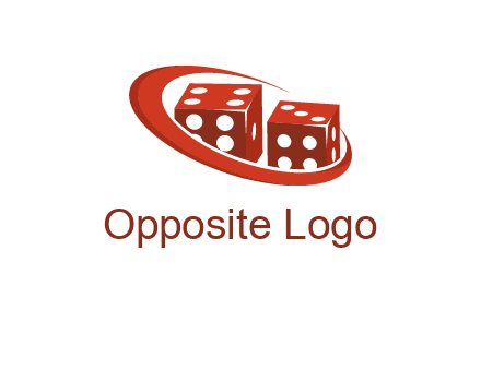 dices with swoosh logo