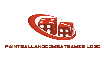 dices with swoosh logo