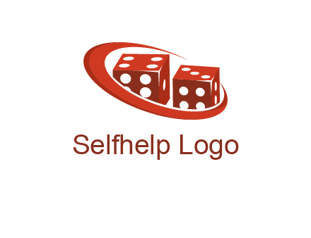 dices with swoosh logo