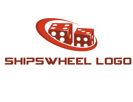 dices with swoosh logo