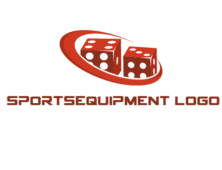 dices with swoosh logo