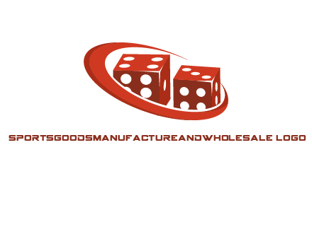 dices with swoosh logo