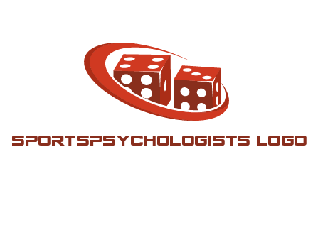 dices with swoosh logo