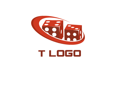 dices with swoosh logo