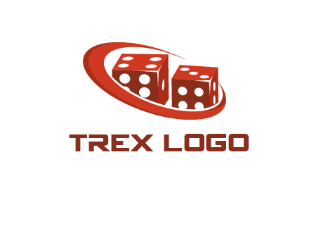 dices with swoosh logo