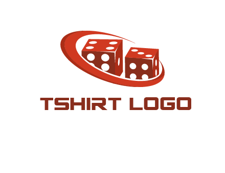 dices with swoosh logo