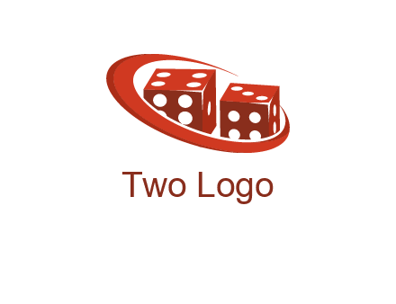 dices with swoosh logo