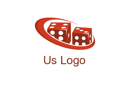 dices with swoosh logo