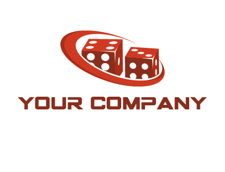 dices with swoosh logo