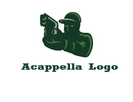 gun shooting logo