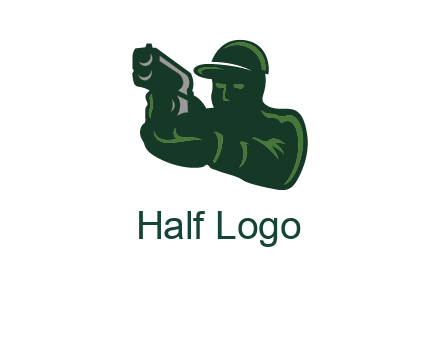 gun shooting logo