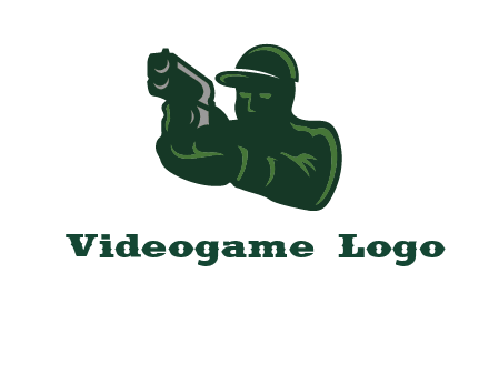 gun shooting logo