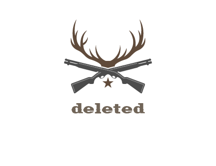 guns and antlers logo