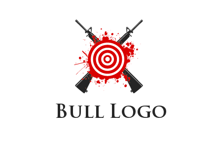 guns and target logo