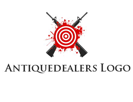 guns and target logo