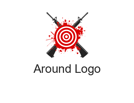 guns and target logo
