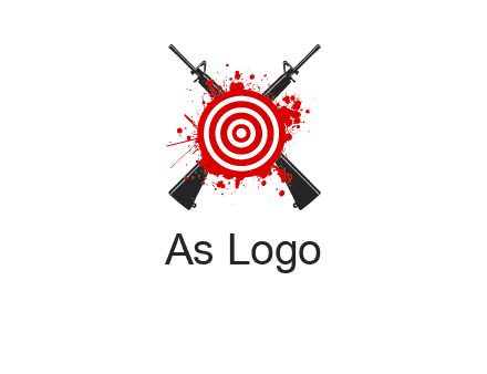 guns and target logo