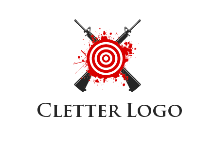 guns and target logo