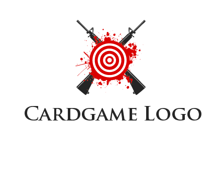 guns and target logo