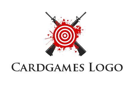 guns and target logo