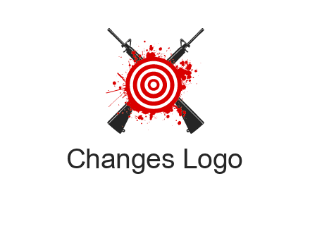 guns and target logo